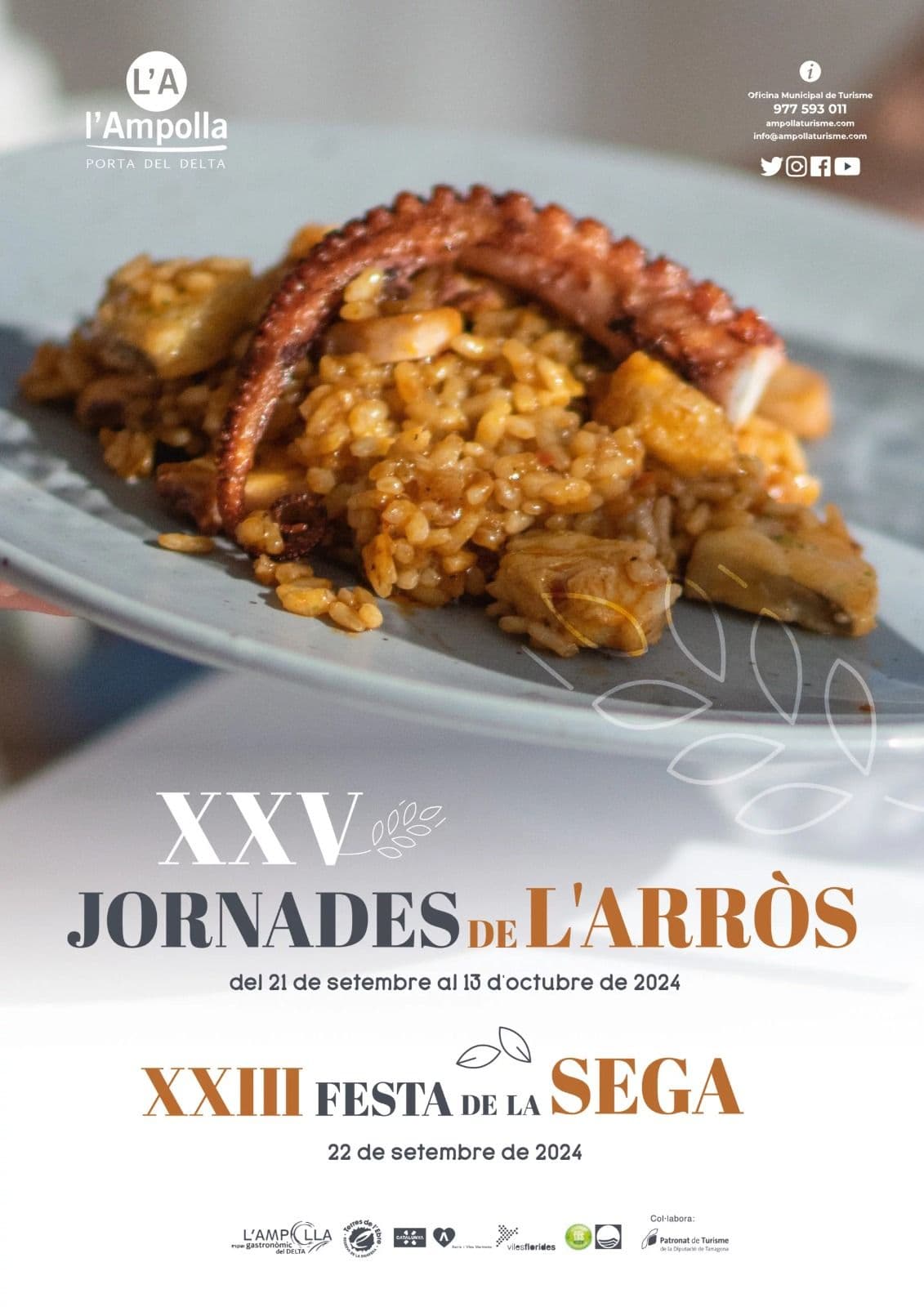 L'Ampolla celebra la XXIII Festa de la Sega i les XXV Jornades Gastronòmiques de l'Arròs